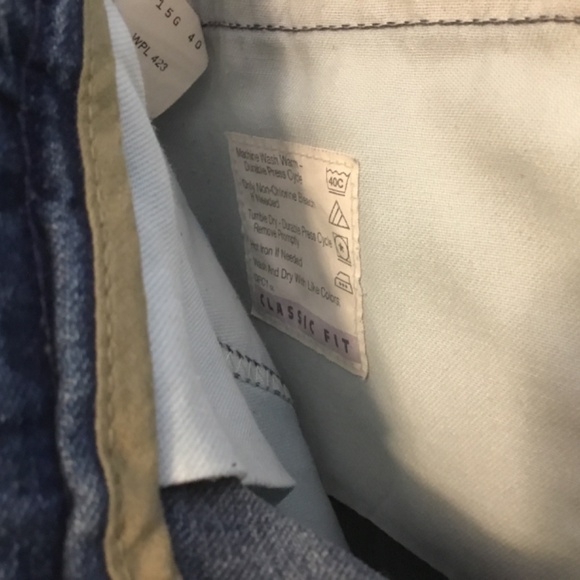 Men’s Dockers khakis 33x34 Classic Fit Blue Jeans - Picture 10 of 16